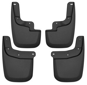 Chevrolet Colorado Mud Guards - Front + Rear - Husky Liners - FormFit Design - Black - `15-`22